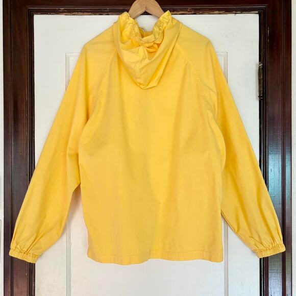 LA PAZ Peixoto Oversized Yellow Cotton Windbreaker- Unisex Medium - Picture 3 of 8